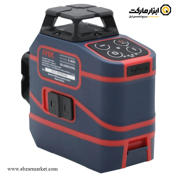 تراز لیزری ایوک 12 خط 360 درجه نور سبز ریموت دار مدل K-8025 تراز لیزری ایوک 12 خط 360 درجه نور سبز ریموت دار مدل K-8025