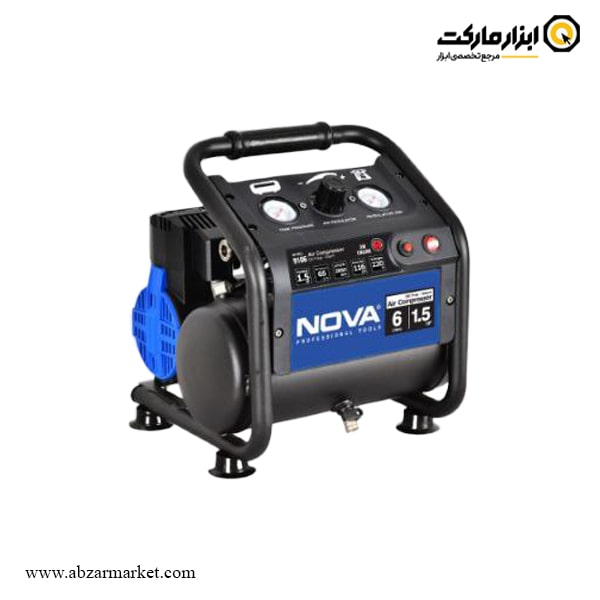 کمپرسور هوا سایلنت نووا 6 لیتری مدل 9106 کمپرسور هوا سایلنت نووا 6 لیتری مدل 9106