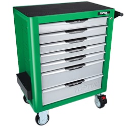 جعبه ابزار چرخ دار کشویی تاپ تول 308 پارچه مدل GE-30817