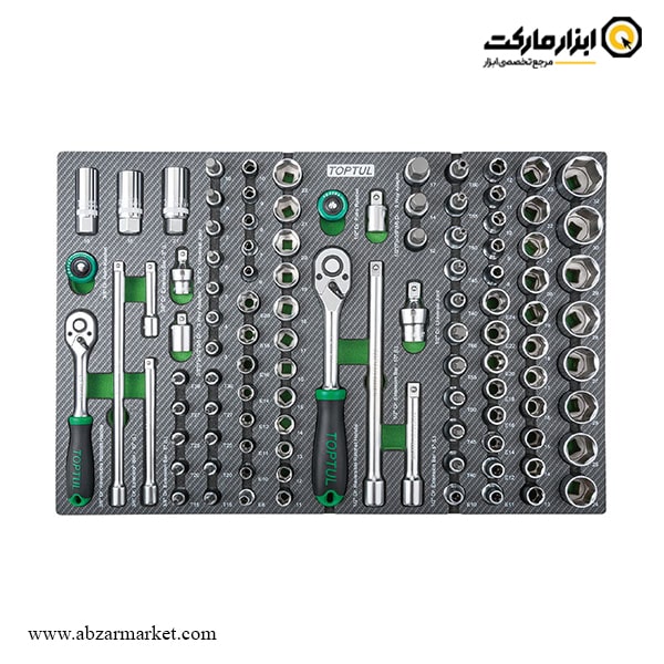 جعبه ابزار چرخ دار کشویی تاپ تول 308 پارچه مدل GE-30817 جعبه ابزار چرخ دار کشویی تاپ تول 308 پارچه مدل GE-30817