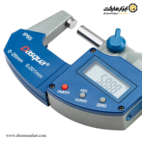 میکرومتر دیجیتال داسکوا خارج 25-0 میلی متر ضد آب مدل 4410-1105-A