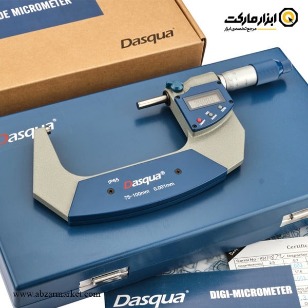 میکرومتر دیجیتال داسکوا خارج 100-75 میلی متر ضد آب مدل 4410-1120-A