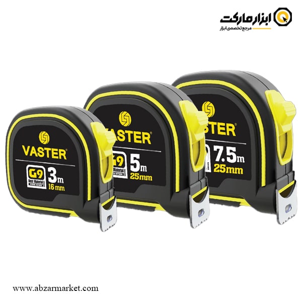 متر نواری واستر روکش دار سری G9 مدل VMTG9