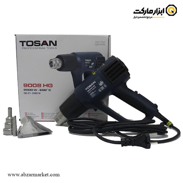 سشوار صنعتی توسن 2000 وات مدل 9008 HG