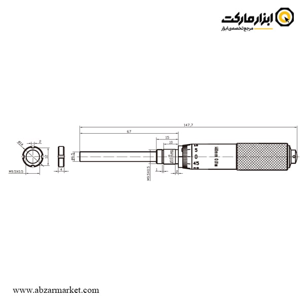 هد میکرومتر داسکوا مدل 8120-4811