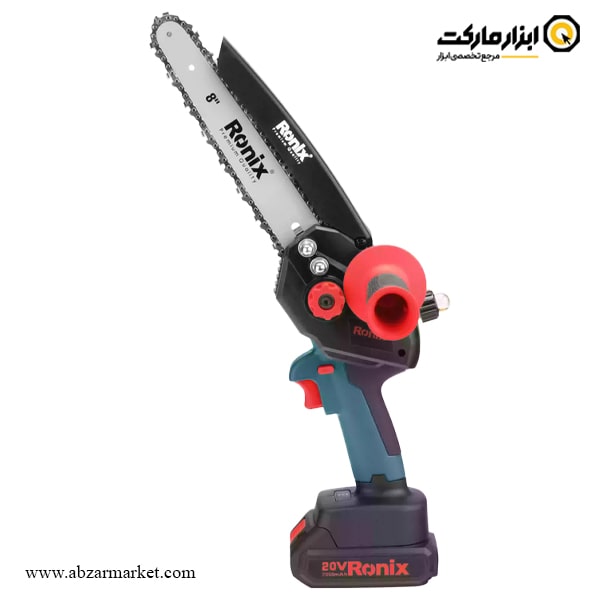 اره زنجیری شارژی رونیکس براشلس 20 سانتی‌ متر مدل 8658