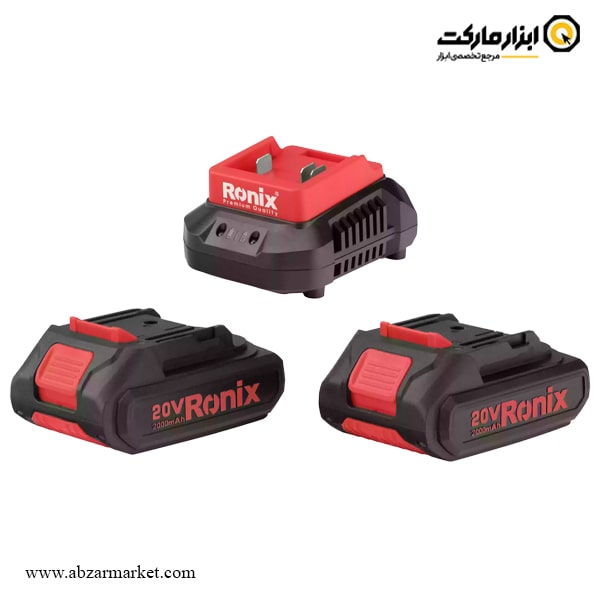 اره زنجیری شارژی رونیکس براشلس 20 سانتی‌ متر مدل 8658