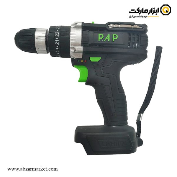 کیت دریل شارژی چکشی PAP لیتیوم 21 ولت مدل CID-2126