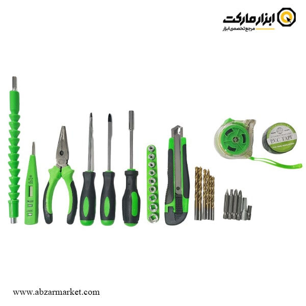 کیت دریل شارژی چکشی PAP لیتیوم 21 ولت مدل CID-2126