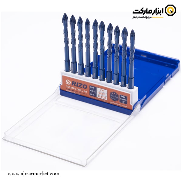 مته سرامیک نیزه ای ریزو چهار الماسه