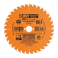 تیغ اره الماسه چوب بر سی ام تی 235x36 مدل 271.235.36m