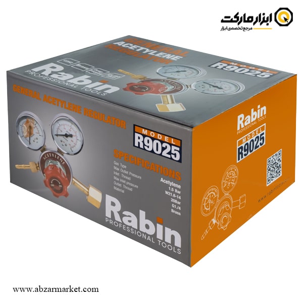 مانومتر استیلن رابین دو گیج طرح جنرال مدل R9025