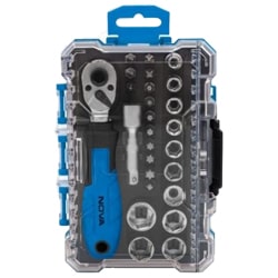 ست سر پیچ گوشتی نووا 26 عددی مدل 1362