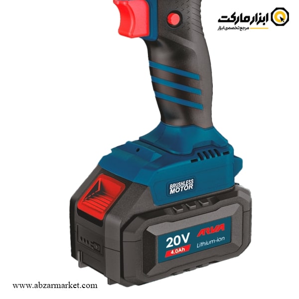 همزن و دریل شارژی چکشی آروا براشلس 20 ولت مدل 5807