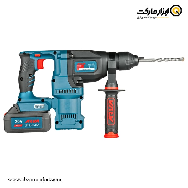 دریل بتن کن شارژی آروا 3 کیلویی براشلس 20 ولت مدل 5836