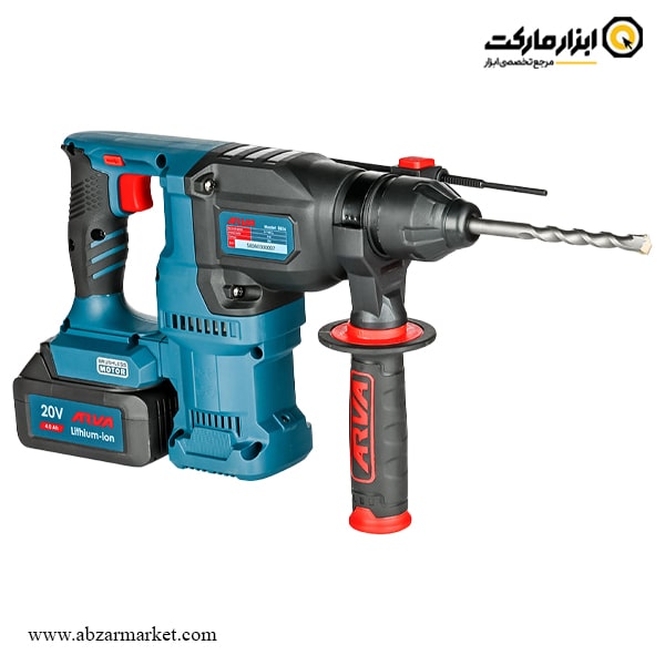 دریل بتن کن شارژی آروا 3 کیلویی براشلس 20 ولت مدل 5836