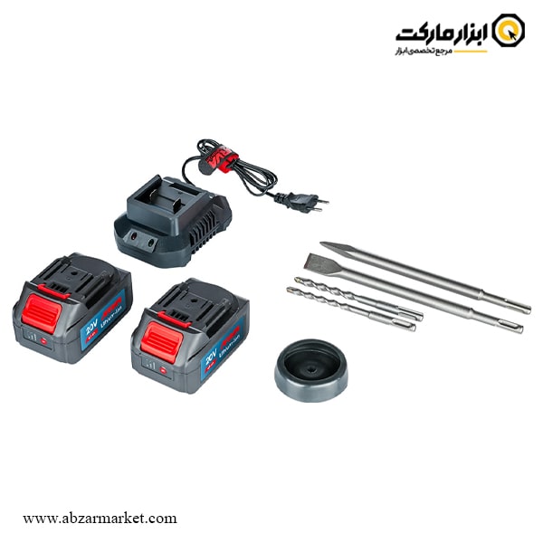 دریل بتن کن شارژی آروا 3 کیلویی براشلس 20 ولت مدل 5836