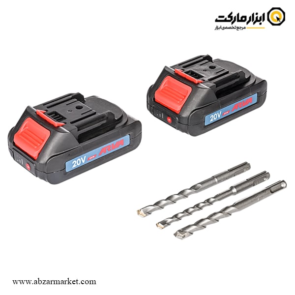 بتن کن شارژی آروا 3 کیلویی 20 ولت مدل 5834 بتن کن شارژی آروا 3 کیلویی 20 ولت مدل 5834