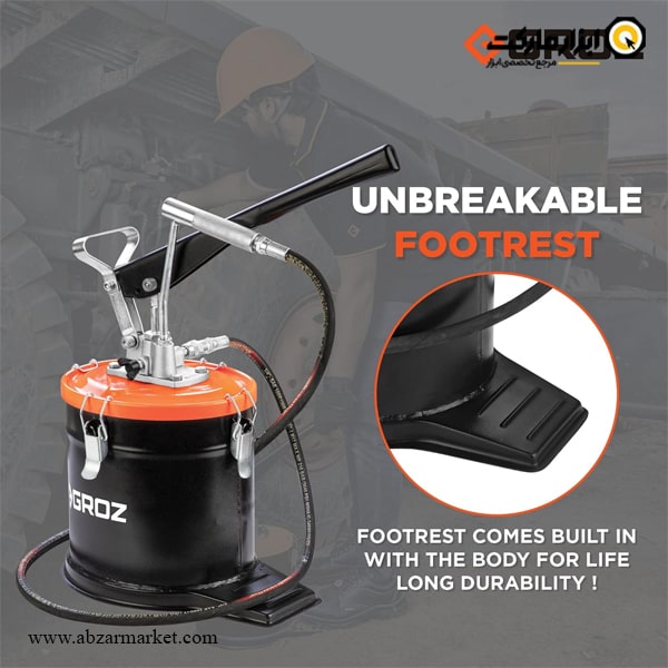 گریس پمپ سطلی فشار قوی گروز مدل VGP/HD