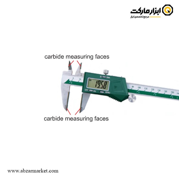 کولیس دیجیتال اینسایز 20 سانتی متر کاربایدی (با گارانتی شرکتی) مدل 200-1110 A کولیس دیجیتال اینسایز 20 سانتی متر کاربایدی (با گارانتی شرکتی) مدل 200-1110 A