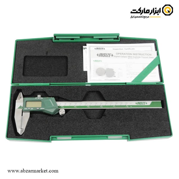 کولیس دیجیتال اینسایز 20 سانتی متر کاربایدی (با گارانتی شرکتی) مدل 200-1110 A کولیس دیجیتال اینسایز 20 سانتی متر کاربایدی (با گارانتی شرکتی) مدل 200-1110 A