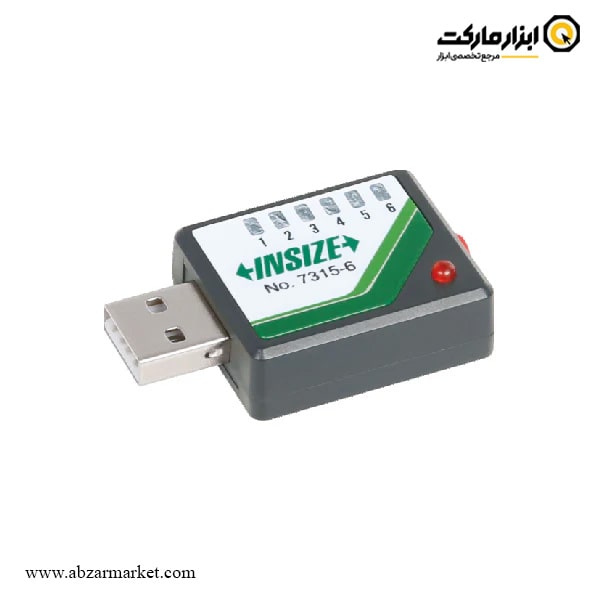 گیرنده وایرلس (رسیور) ابزار دقیق اینسایز 6 کاناله USB مدل 6-7315 گیرنده وایرلس (رسیور) ابزار دقیق اینسایز 6 کاناله USB مدل 6-7315