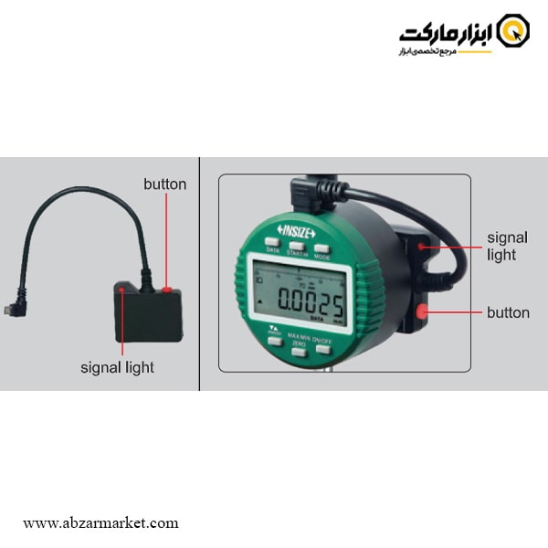 فرستنده وایرلس (ترانسمیتر) ساعت اندیکاتور دیجیتال اینسایز مدل 60-7315