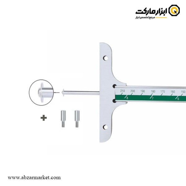 عمق سنج دیجیتال اینسایز 200 میلی متر سر تعویض شو (با گارانتی شرکتی) مدل 200-1148