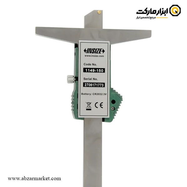 کولیس عمق سنج دیجیتال اینسایز 150 میلی متر ضد آب (با گارانتی شرکتی) مدل 150-1149