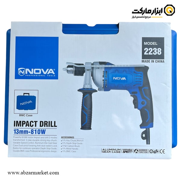 دریل گیربکسی نووا مدل 2238