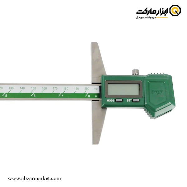 کولیس عمق سنج دیجیتال اینسایز 200 میلی متر ضد آب (با گارانتی شرکتی) مدل 200-1149