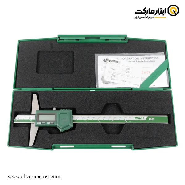 کولیس عمق سنج دیجیتال اینسایز 200 میلی متر ضد آب (با گارانتی شرکتی) مدل 200-1149