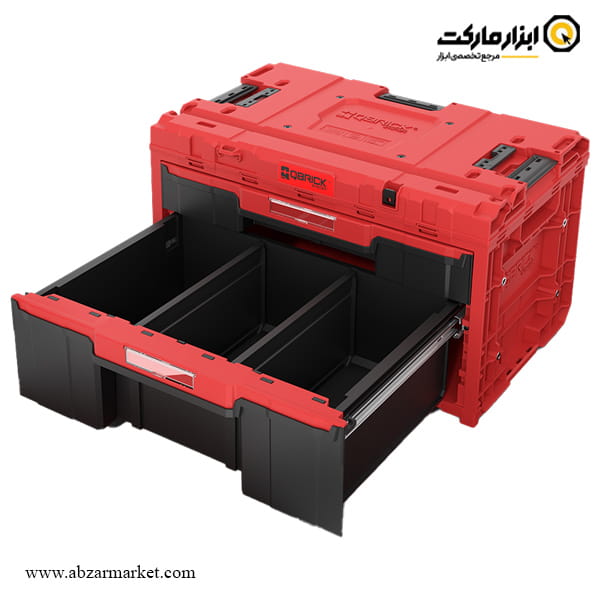 جعبه ابزار تخصصی کیوبریک کشویی پلاس مدل One Drawer 2 Plus Toolbox 2.0 Red Ultra HD