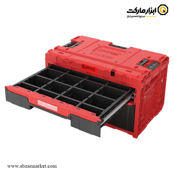 جعبه ابزار تخصصی کیوبریک کشویی پلاس مدل One Drawer 2 Plus Toolbox 2.0 Red Ultra HD