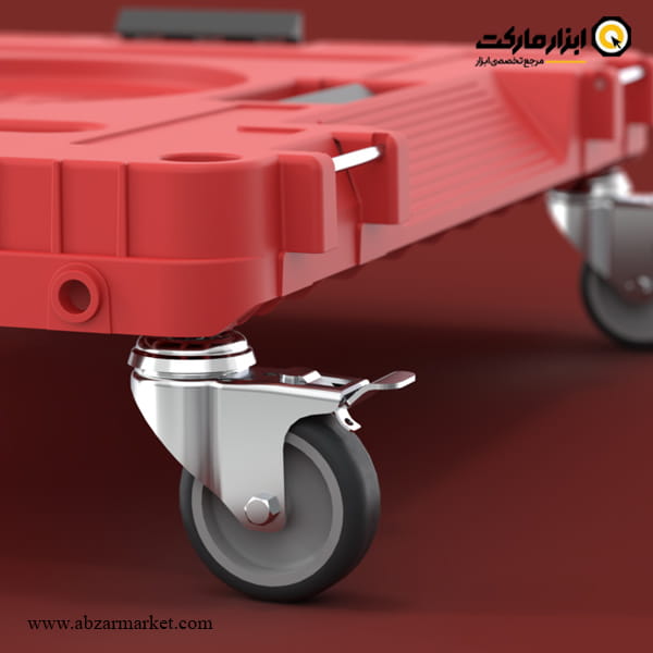 صفحه ترولی حمل جعبه ابزار تخصصی کیوبریک مدل ONE Platform 2.0 Workshop Red Ultra HD