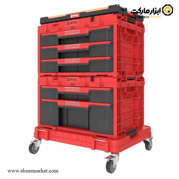 ست جعبه ابزار تخصصی کیوبریک کشویی مدل One Red Custom Drawer Set