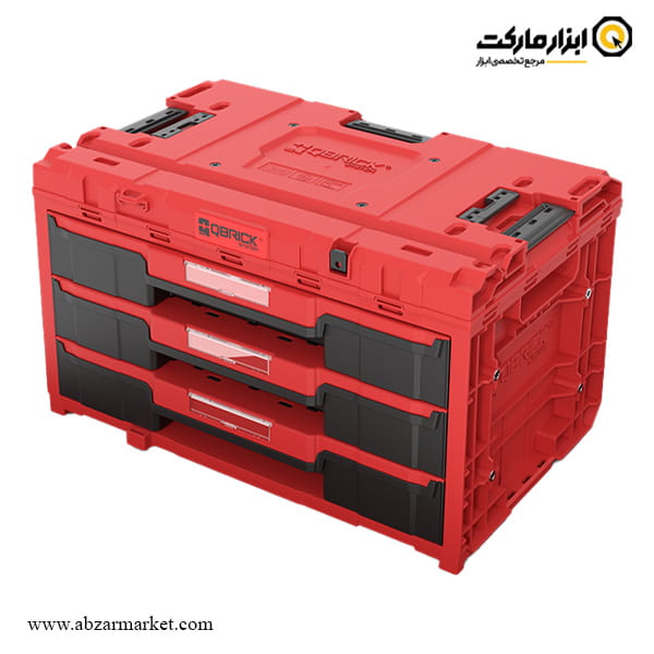 ست جعبه ابزار تخصصی کیوبریک کشویی مدل One Red Custom Drawer Set