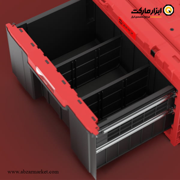جعبه ابزار تخصصی کیوبریک کشویی مدل One Drawer 1 Toolbox 2.0 Red Ultra HD