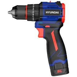 دریل شارژی چکشی هیوندای براشلس لیتیوم 16 ولت مدل HP-5216