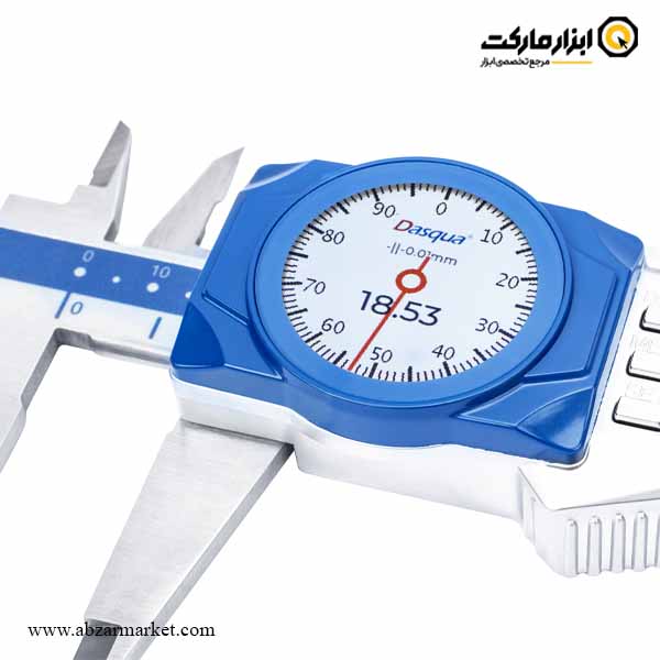 کولیس دیجیتال و ساعتی داسکوا 30 سانتی متر ضد آب و روغن مدل 2005-3004