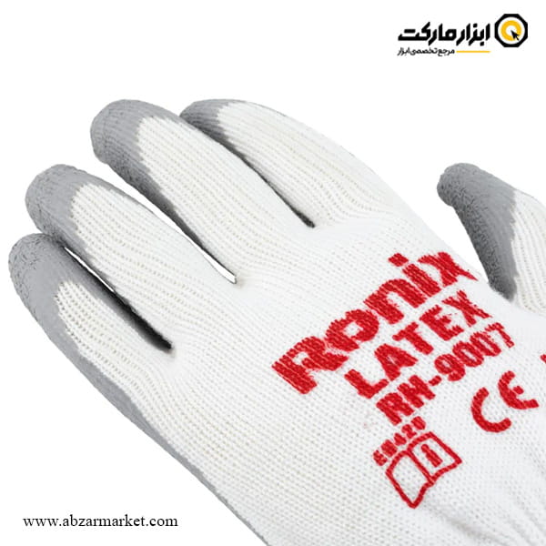 دستکش ایمنی رونیکس لاتکس صنعتی مدل RH-9007