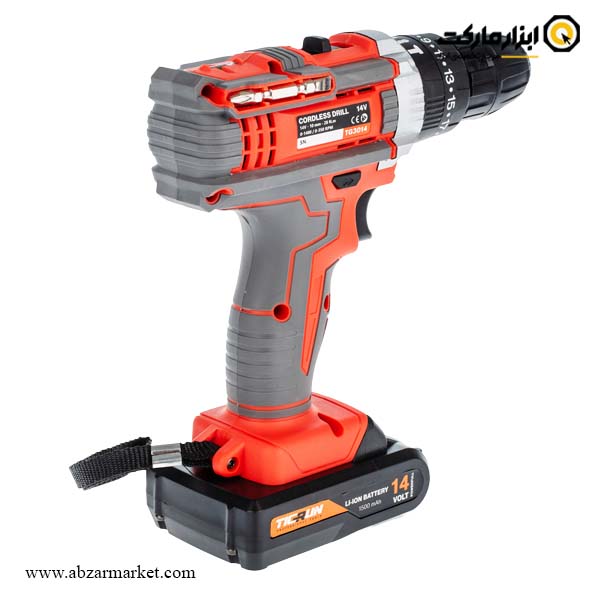 دریل شارژی چکشی تیگران لیتیوم 14 ولت مدل TG-3014