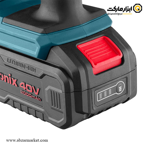 دریل بتن کن شارژی رونیکس 3 کیلویی براشلس 40 ولت مدل 8910-40V