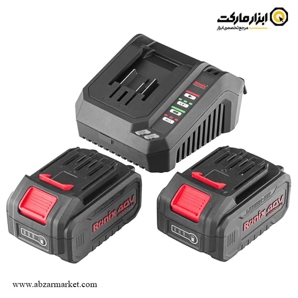 دریل بتن کن شارژی رونیکس 3 کیلویی براشلس 40 ولت مدل 8910-40V