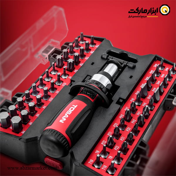 ست سر پیچ گوشتی توسن جغجغه ای 53 عددی مدل T4810K