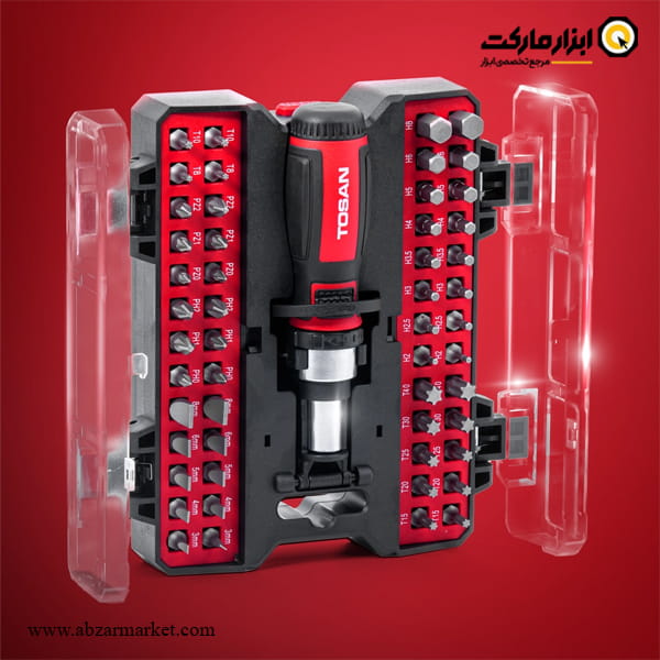 ست سر پیچ گوشتی توسن جغجغه ای 53 عددی مدل T4810K