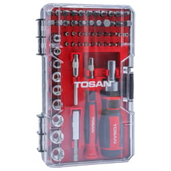 ست سر پیچ گوشتی جغجغه ای توسن 55 عددی مدل T4820K