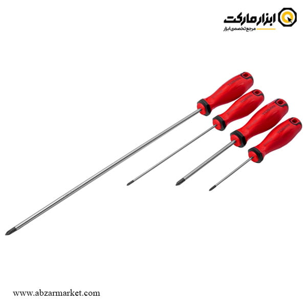 پیچ گوشتی چهارسو توسن دسته TPR سری Brusk