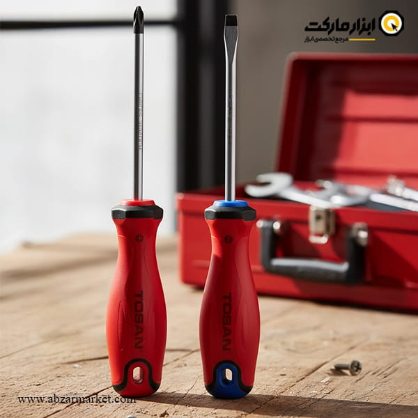 پیچ گوشتی چهارسو توسن دسته TPR سری Brusk