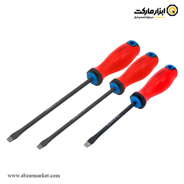 پیچ گوشتی دو سو توسن دسته TPR نوک الماسه سری Brusk پیچ گوشتی دو سو توسن دسته TPR نوک الماسه سری Brusk